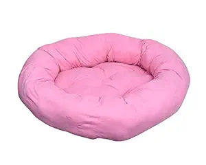 Amit Brothers Soft Round Shape Dog/Cat Bed -Pink