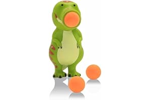 LEIF Dino Plopper lustiges Spielzeug | Kindergeburtstag Spiele für draußen und drinnen | Ballspiele Mädchen und Jungen ab 4 Jahren | Indoor und Outdoor Spiele für Kinder mit Ball