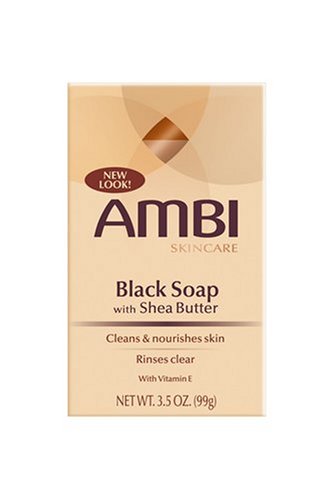 Ambi Skincare Black Soap with Shea Butter 100g
