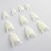 MAKARTT® 500 Sharp Ending French Acrylic Nail Art Tips Stiletto False Nail Tips Three Colors (White)