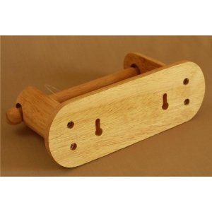 Apollo Toilettenpapierhalter, Wandanbringung, Holz - 2