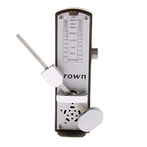 Preisvergleich Produktbild KESOTO Mini Mechanisches Metronom Für Gitarre, Klavier, Violine - Braun, wie beschrieben