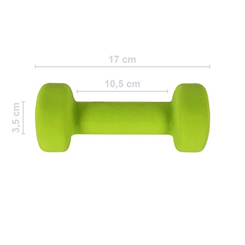 Hantelset Neopren 0,5 – 5 kg Paar Kurzhanteln - 3