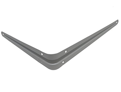 Aerzetix – 2x 25/30cm Regalhalter Regalwinkel Regalbodenträger Weiß - 3