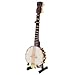 Produktbild B Blesiya 1/6 Mini Sousaphon Saxophon Banjo Modell Geschenk Ornament - Banjo
