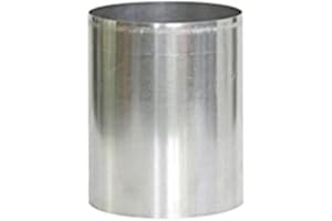 KAMINO-FLAM Kamino Flam Ofenrohr silber, feueraluminiertes Rauchrohr aus Stahl für sichere Ableitung von Verbrennungsgasen, rostfreies Kaminrohr, geprüft nach Norm EN 1856-2, Maße: L 150 x Ø 120 mm