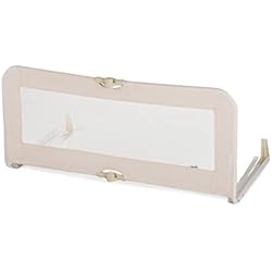 Hauck / Barrière de Lit Sleep N Safe Plus / pour bébés, enfants et adults / longueur de 108 cm et hauteur de 44 cm / pliable / pliace compact, beige