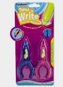 Twist N Write Ergonomic Pencil, 2mm Lead, 16 Packs (2 Pencils Per Pack) by PenAgain