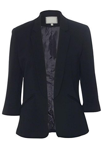 CELEB LOOKCelebLook Stylish Foldable Sleeve Blazer 3/4 Length Turn Up Sleeves Collection!