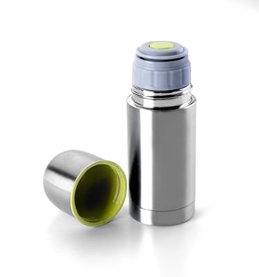 ibili 753801 Mini Bouteille Isotherme pour Liquides Acier Inoxydable Argent 5 x 5 x 14 cm