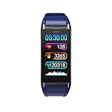 Luckhome Unisex Armbanduhr Digitale Sportuhr Damen Herren Digital Sport Uhr,Smart Watch Sport Fitness Aktivität Herzfrequenz Tracker Blutdruck Uhr(Blau)