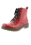 schuhe von rieker damenschuhe Gemacht für jeden Tag Rieker Damen Herbst/Winter Stiefeletten, Rot (Flamme 35), 40 EU