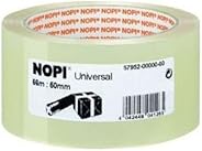 Verpackungsklebeband Nopi®, Universal, PP, 50 mm x 66 m