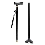 Base giratoria de 4 puntas: la base giratoria está diseñada ergonómicamente, base giratoria de 4 puntas para agarre fuera de carretera, aumenta la tracción y mejora el equilibrio cuando se utiliza en interiores y exteriores.