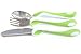 Feed&Flourish Clever Grip Cutlery - Orange/White