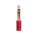 Produktbild GROOMY 6.35mm 1/4"Macho a 3.5mm 1/8" Jack de Audio estéreo convertidor para Auriculares - Rojo