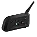 Produktbild Sguan-wu V6Pro 1200M Bluetooth-Motorrad-Intercom-Intercom-Headset für 6 Fahrer - Schwarz