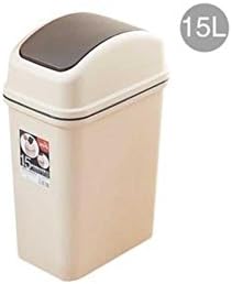 LIU-Simplehuman Square Step Trash Can, Plastic Lid , 10L , A