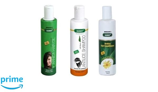 Buy Bakson S Sunny Hair Kit 4 Arnica Hair Oil 150ml Anti Lice