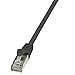 Produktbild LogiLink CP1073D CAT5e SF/UTP Patch Kabel AWG26 schwarz  5,00m