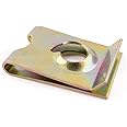 Speed Fasteners U Clips No 4 No 6 No 8 No 10 No 12 No 14 Spire Clips U Nuts Captive Clips (100, NO. 10)