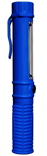 Tragbare LED Arbeitsleuchte Taschenlampe und COB Flutlicht mit Befestigungs-Clip und Magnet.Sehr geeignet für Heim, Auto, Camping, Emergency Kit, Werkstatt und mehr!Plus KOSTENLOS Batterien - 3