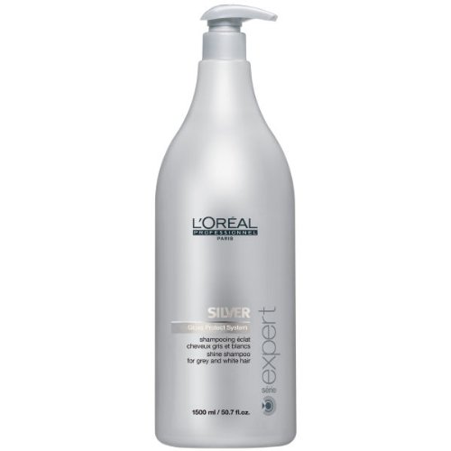 L'Oréal Professionnel Serie Expert Silver 1500ml (Salon Size) and Pump