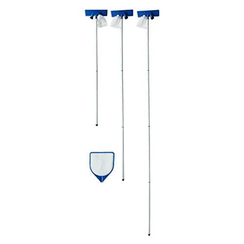 Jilong PMK 275 – 3 teiliges Poolreinigungsset, Aluminiumstange, Kescher und Vakuumbodensauger - 2