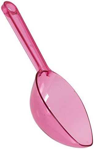 Candy Buffet Bright Pink Plastic Candy Scoops x 3