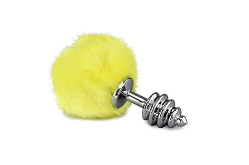 Preisvergleich Produktbild Extasialand Buttplug Analplug mit aufregendem gelben Fell Yellow Tail