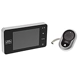 Optimale Sicherheit: Bildaufnahme- und Speicherung bei Betätigung der Klingel in Abwesenheit, Großer Sichtbereich (Erfassungswinkel von 105 Grad), Keine Beobachtung von außen möglich