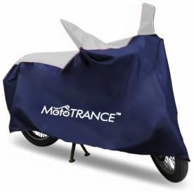 Mototrance Sporty Blue Bike Body Cover Compatible with Hero Splendor i-Smart