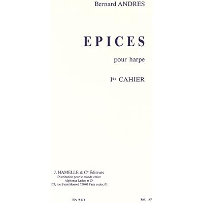 Download Partitions Epices Pour Harpe De Bernard Andres 1er Cahier J Hammelle Cie Editeurs Pdf Teodorsflavius