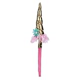 Einhorn Haarreif mit Horn Einhorn-Kostüm-Haarreif zum Karneval - - Très Chic Mailanda (Blond) -