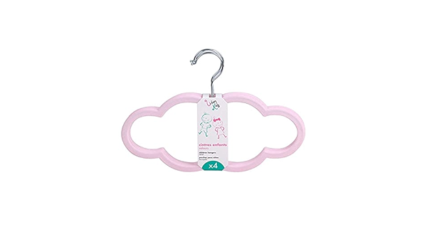 Lot De 4 Cintres Pour Enfant En Forme De Nuage Couleur Aleatoire Velours Amazon Fr Bricolage