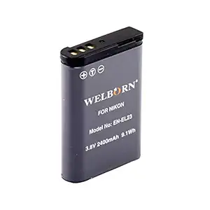 WELBORN EN-EL23 Rechargeable Battery Pack Compatible with Nikon Coolpix B700, P600, P610,P900