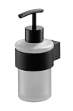 Dosificador de jabón  de cristal esmerilado de pared
