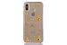 Produktbild Hülle für iPhone X iPhone 10, CrazyLemon 3D Prägung Golden Bling Funkeln Sterne Mond Hirsch Design Weich Slim Transparent Silikon Dünn Case Cover TPU Schlank Bumper Handyhülle Soft Kratzfest Schutzhülle für iPhone X iPhone 10 5.5 Zoll - Clear