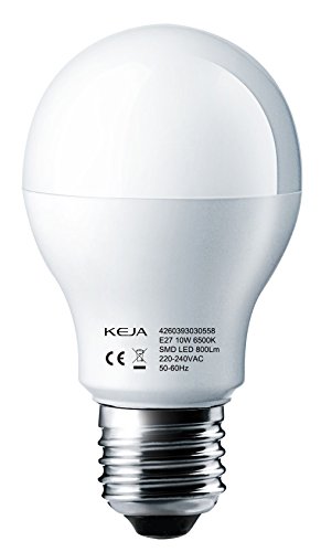 LED FACTORY 10W E27 LED Lampen, Ersatz für 80W Glühlampen, 800lm, Kaltweiß, 6500K, 150° Abstrahlwinkel, LED Birnen, LED Leuchtmittel, 6er Pack - 3