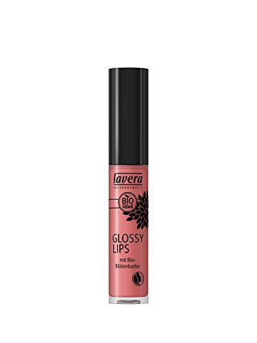 lavera Lipgloss Glossy Lips ∙ Farbe Magic Rosy Sorbet ∙ sanft & traumhafter Nasseffekt ∙ Natural & innovative Make up ✔ Bio Pflanzenwirkstoffe ✔ Naturkosmetik ✔ Lippen Glanzpflege 1er Pack (1 x 6,5 ml) - 3