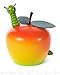 Produktbild Spardose Apfel mit Wurm Breite x Höhe x Tiefe 9,5 cmx9 cmx9 cm NEU Erzgebirge Sparbüche Dose Tresor