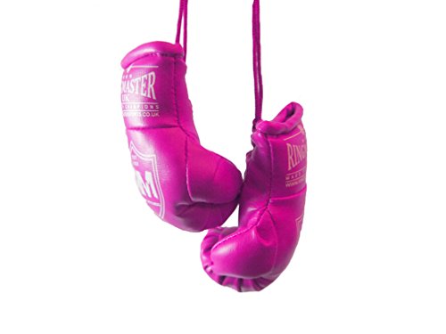 mini pink boxing gloves