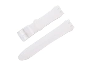 Tyogeephy Kompatibel mit Swatch 16mm 17mm 19mm 20mm Armband, Silikon Sport Ersatzarmband für Swatch Damen Herren