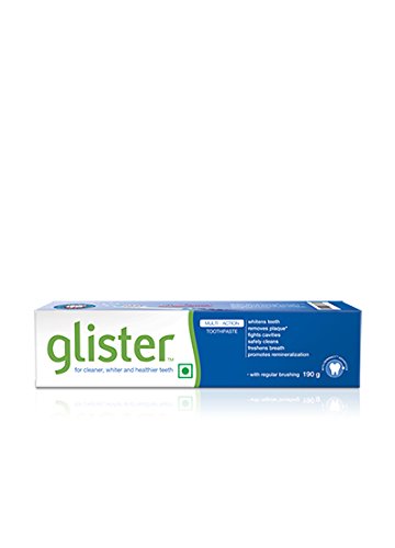 Amway Glister Toothpaste - 190 Gm Pack Of 2Pc ( 2Pc X 190G = 380G) RS.332 (39.00% Off) - Amazon