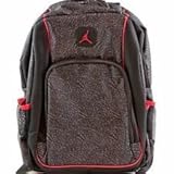  Jordan \"Elephant\" 2-Strap Backpack - black/red, one size