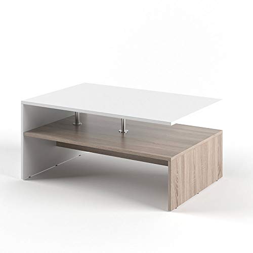 Couchtisch Aus Holz In Der Mitte Elegantes Wohnzimmer Mit