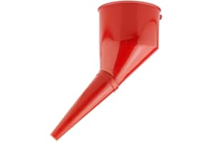 AP SUPPLIES Fuel Funnel with Fine Mesh Filter and Handle for Easy Refilling - Thick Plastic Fuel Funnel for Petrol, Diesel, Oil, Ad-blue, Water, Screen Wash (Red)