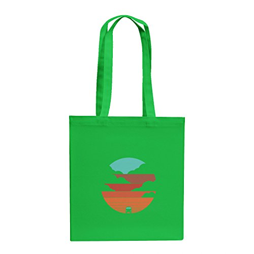 Preisvergleich Produktbild TEXLAB - Bulli Life - Stoffbeutel, grün