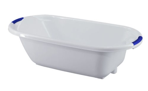 Imagen 3 de Vital Baby 496001 - Bañera para bebé, color blanco y azul