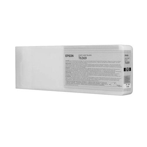 Epson T6369 C13T636900 - Cartouche d'encre d'origine - Gris clair (Light light black) pour Stylus Pro - 700ml